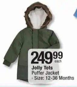 Checkers Hyper Jolly Tots Puffer Jacket offer