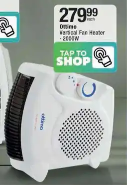 Checkers Hyper Ottimo Vertical Fan Heater offer