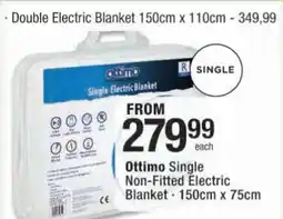 Checkers Hyper Ottimo Single Non-Fitted Electric Blanket offer
