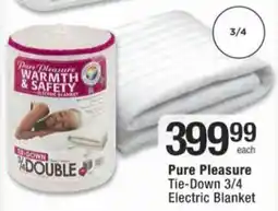 Checkers Hyper Pure Pleasure Tie-Down Electric Blanket offer