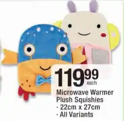 Checkers Hyper Microwave Warmer Plush Squishies offer