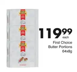 Save Hyper First Choice Butter Portions offer