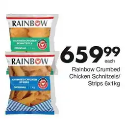 Save Hyper Rainbow Crumbed Chicken Schnitzels/ Strips offer