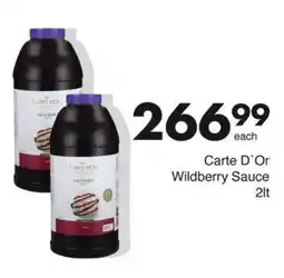 Save Hyper Carte D'Or Wildberry Sauce offer