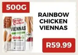 Saverite Rainbow chicken viennas offer