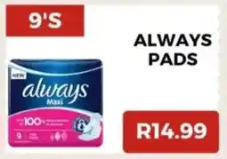 Saverite Always pads offer