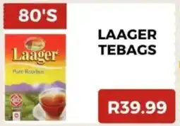 Saverite Laager teabags offer