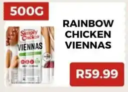 Saverite Rainbow chicken viennas offer