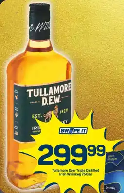 Pick n Pay Tullamore Dew Triple Distilled Irish Whiskey offer