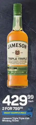 Pick n Pay Jameson Triple Triple Irish Whiskey offer