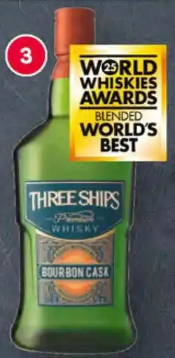 Pick n Pay Three Ships Bourbon Cask Whisky offer