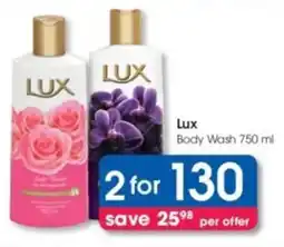 Clicks Lux Body Wash offer