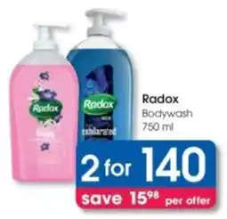 Clicks Radox Bodywash offer