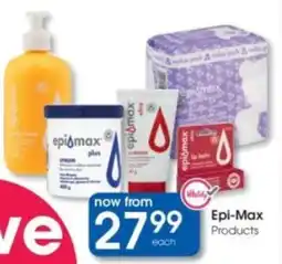 Clicks Epi-Max Products offer
