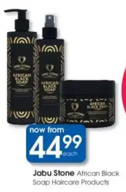 Clicks Jabu Stone African Black Soap Haircare Products offer
