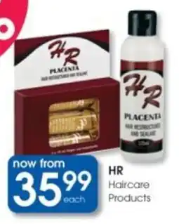 Clicks HR Haircare Products offer