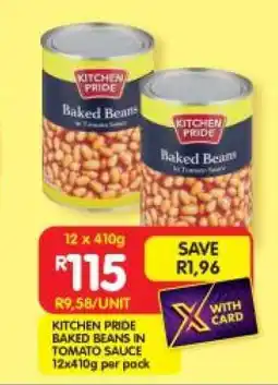 Shoprite KITCHEN PRIDE BAKED BEANS IN TOMATO SAUCE offer
