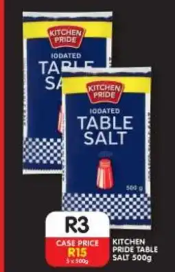 Shoprite KITCHEN PRIDE TABLE SALT 500g offer