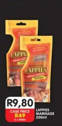 Shoprite LAPPIES MARINADE 200ml offer
