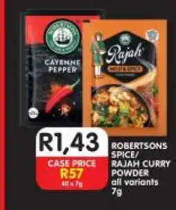 Shoprite Robertsons Spice Rajah Curry Powder offer