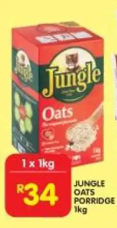 Shoprite Jungle Oats Porridge 1kg offer