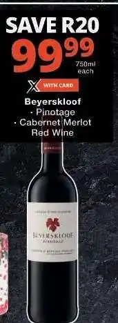 Checkers Beyerskloof offer