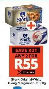 Checkers Stork Original/White Baking Margarine offer