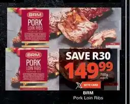 Checkers BRM Pork Loin Ribs offer