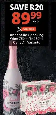 Checkers Annabelle Sparkling Wine offer