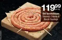 Checkers Old Smokehouse Smoked Cheese & Bacon Sausage offer
