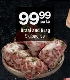 Checkers Braai and Brag Skilpadjies offer