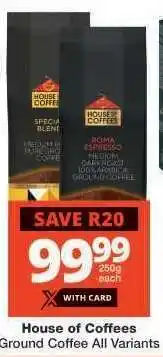 Checkers House of Coffees offer