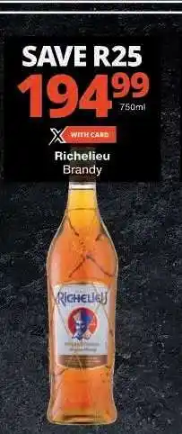 Checkers RICHELIEU Brandy offer