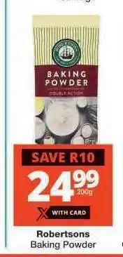 Checkers Robertsons Baking Powder offer