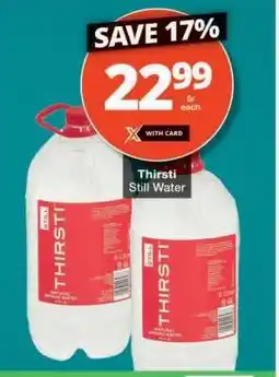 Checkers Thirsti Still Water offer
