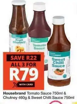 Checkers Housebrand Sauces offer