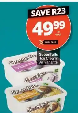 Checkers Spoonfulls Ice Cream offer