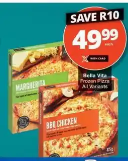 Checkers Bella Vita Frozen Pizza offer