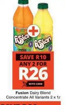 Checkers Fusion Dairy Blend offer