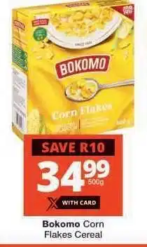 Checkers Bokomo Corn Flakes Cereal offer