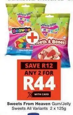 Checkers Sweets From Heaven Gum/Jelly Sweets offer