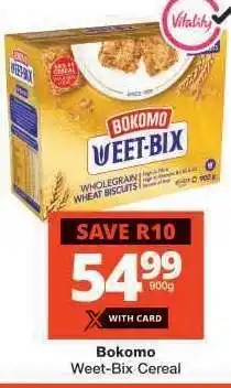 Checkers Bokomo Weet-Bix Cereal offer