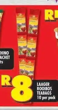Shoprite Laager Rooibos Teabags offer