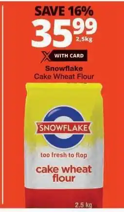 Checkers SNOWFLAKE CAKE WHEAT FLOUR offer