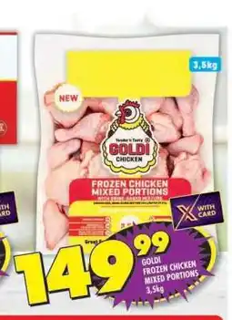 Shoprite GOLDI FROZEN CHICKEN MIXED PORTIONS 3,5kg offer
