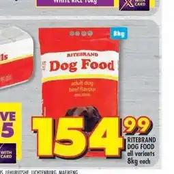 Shoprite RITEBRAND DOG FOOD offer