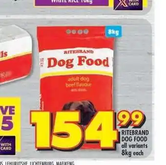 Shoprite RITEBRAND DOG FOOD offer