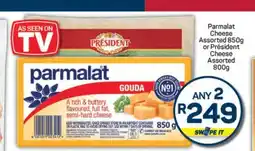 Pick n Pay Hypermarket Parmalat Cheese Assorted 850g or Président Cheese Assorted 800g offer