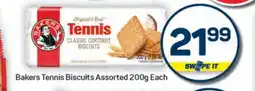 Pick n Pay Hypermarket Bakers Tennis Biscuits Assorted 200g offer