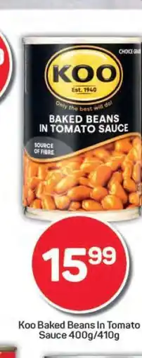 Pick n Pay Hypermarket Koo Baked Beans In Tomato Sauce 400g/410g offer